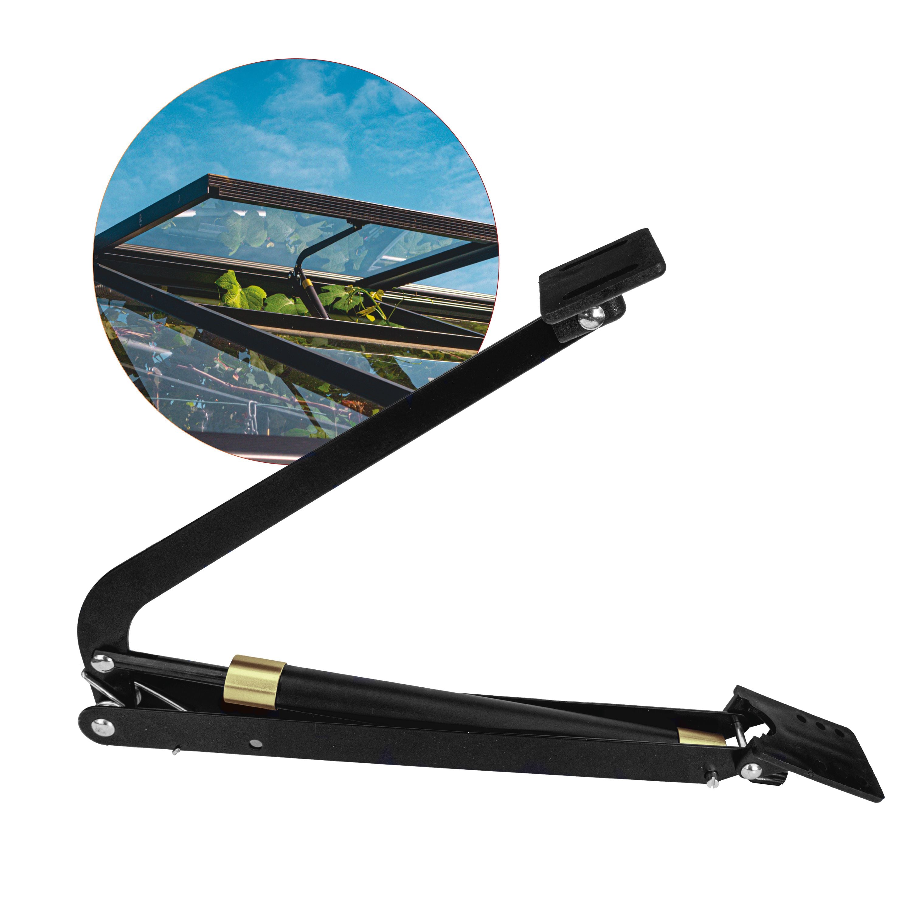 BioGreen Fensterheber für Gewächshäuser mit Button