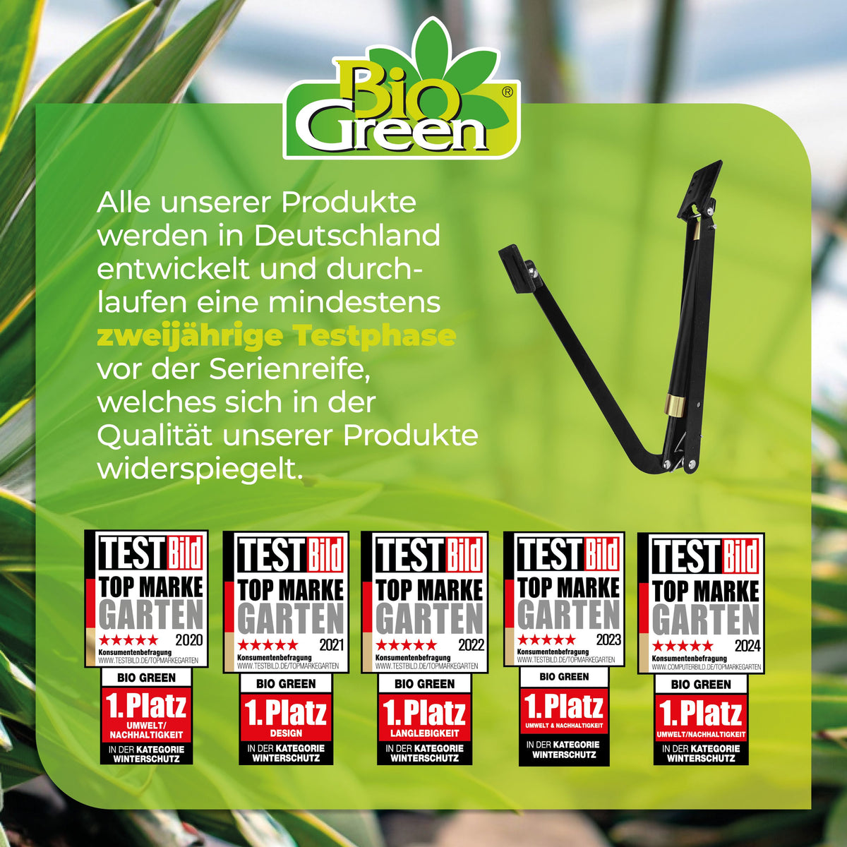 BioGreen Fensterheber für Gewächshäuser Firmenbewertungen