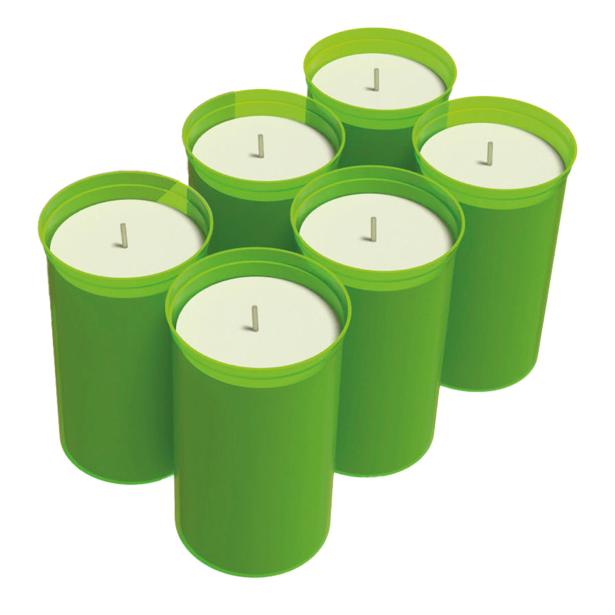 BioGreen 6er-Set Kerzen für Kerzenfrostwächter FireFly