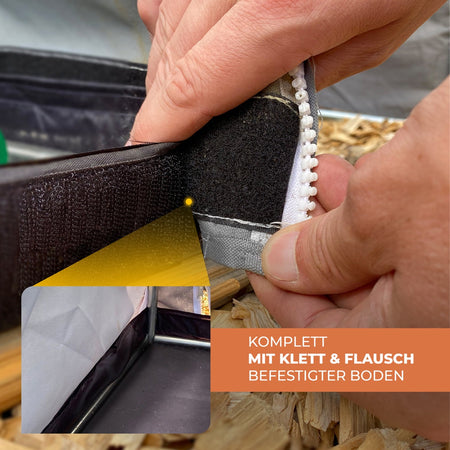 Bio Green Überwinterungszelt für Pflanzen Patioflora 120 mit abnehmbaren Boden