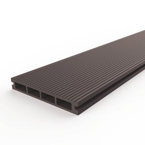 Hochwertiges WPC-Brett Anthrazit-Braun für Hochbeet