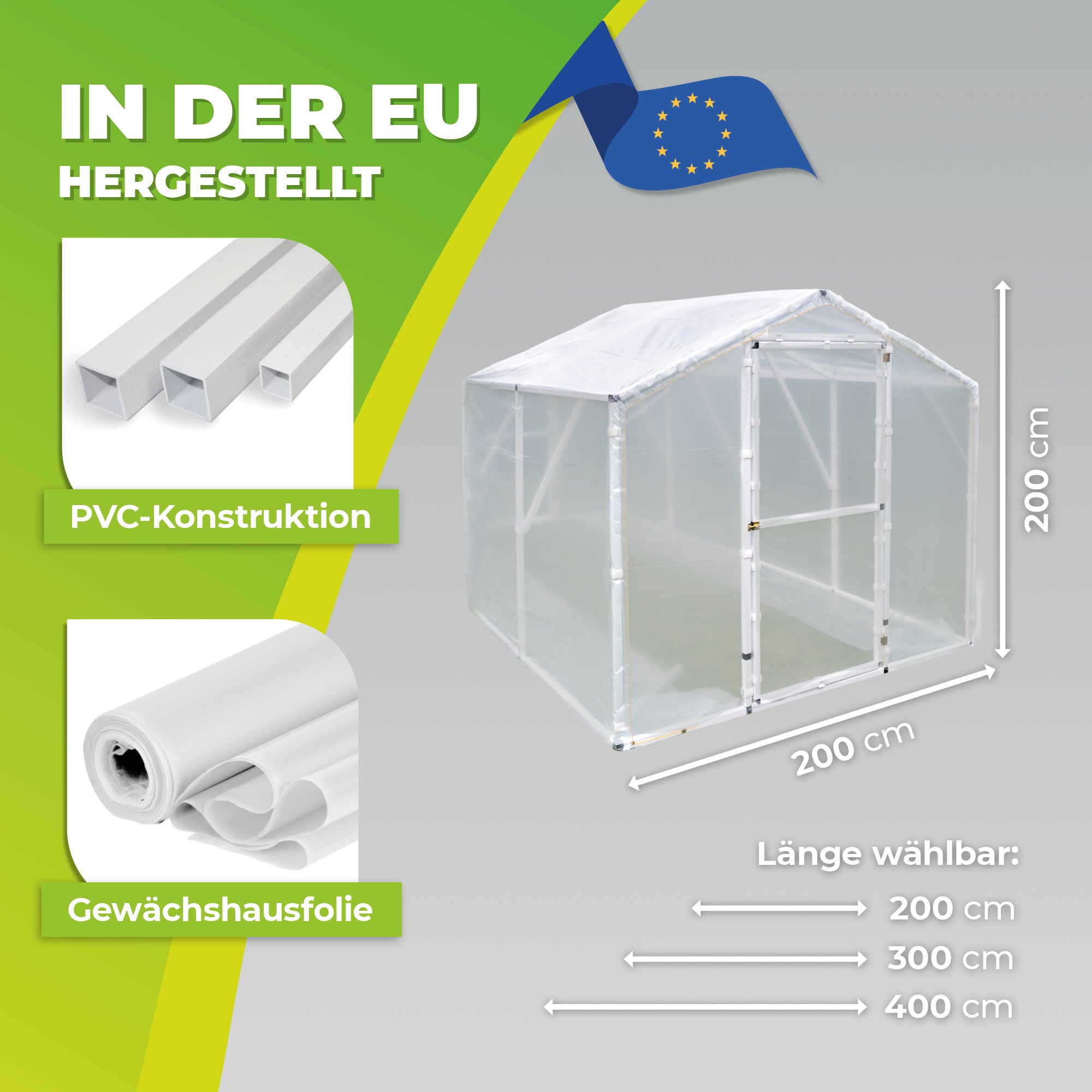 Folien Gewächshaus