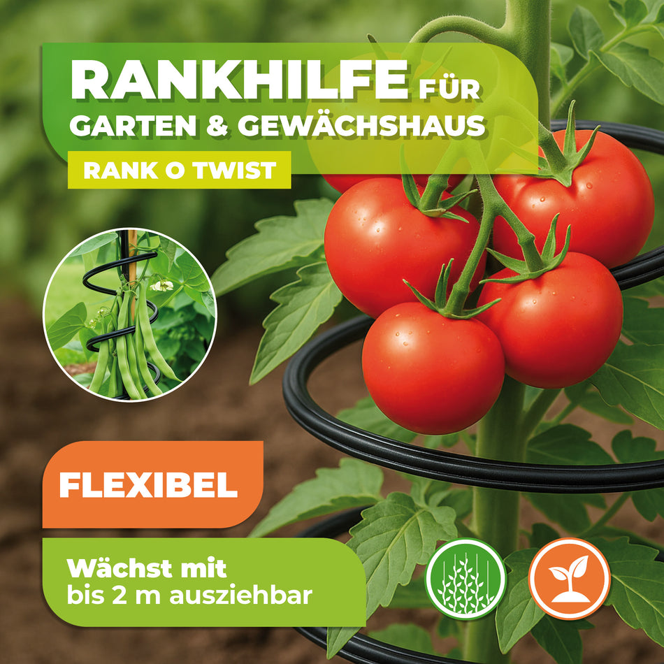 Rankhilfe RANK-O-TWIST für Tomaten und Kletterpflanzen Höhe 200 cm