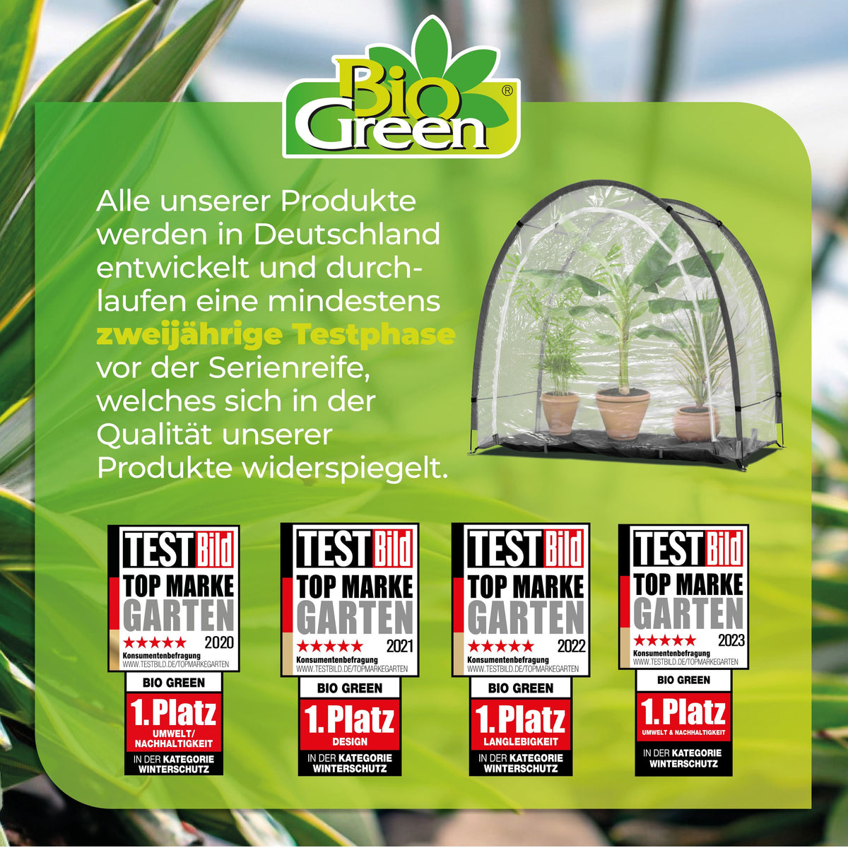 Das Überwinterungszelt Arctic 100 von Bio Green - Vorteile Bio Green