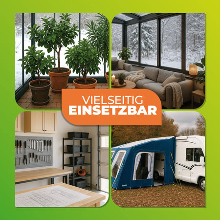 Gasgewächshausheizung "EcoPilot" und Frostwächter mit 4500 Watt - BioGreen GmbH