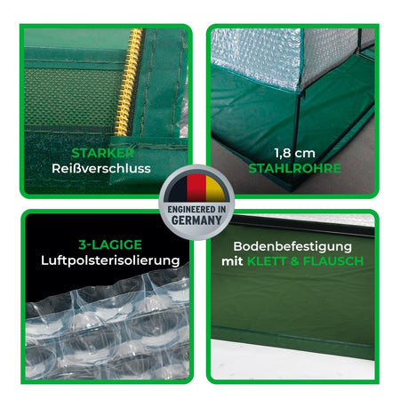 Bio Green Überwinterungszelt Igloo Features