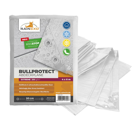 Transparente Abdeckplane 250g/m² 4x6m "Premium" - BioGreen GmbH