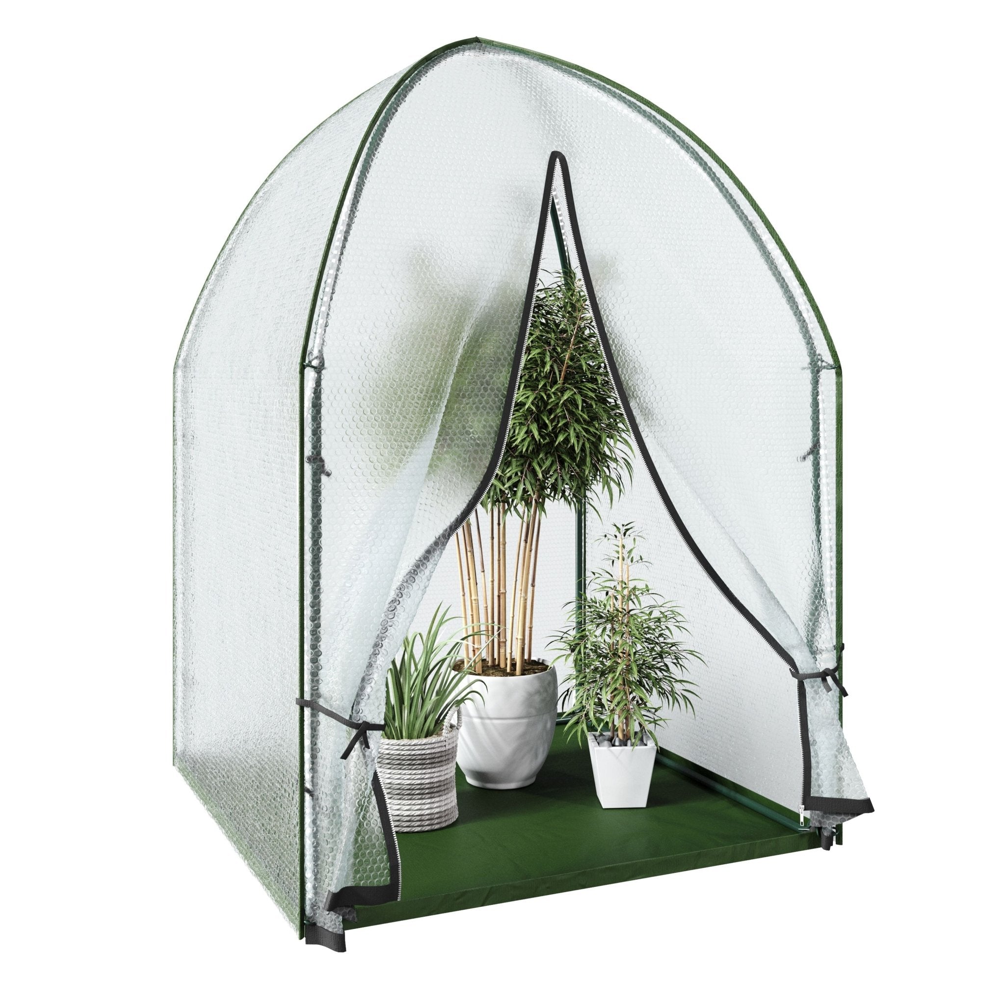 gewächshaus zelt winter Überwinterungszelt "ICEDOME ThermoPLUS" in grün L 120 x B 120 x H 183