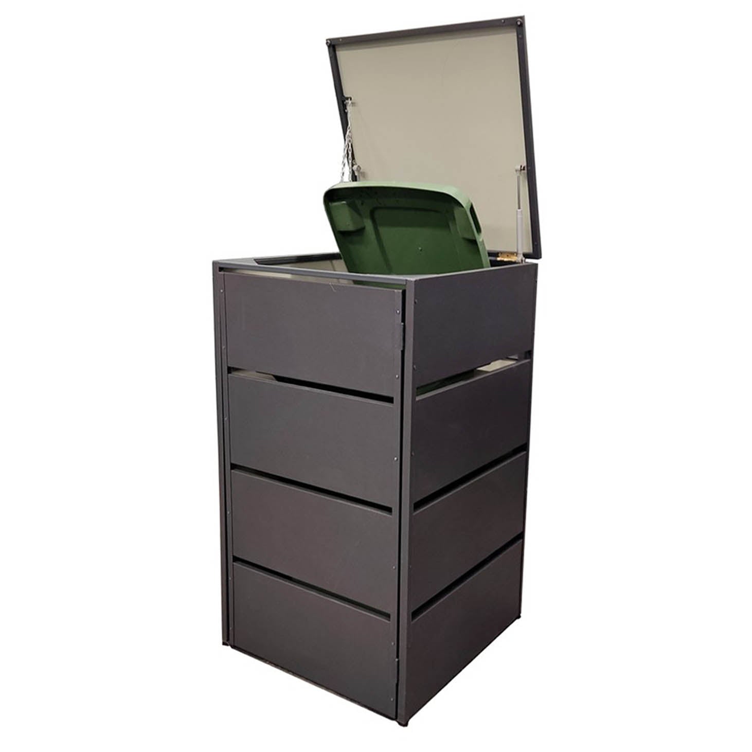 BioGreen Mülltonnenbox Design Ansicht