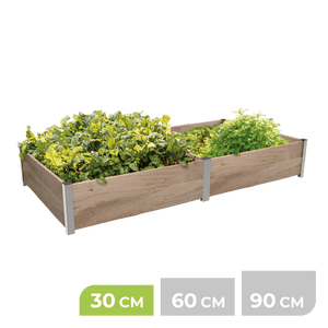 2m² Hochbeet ErnteMAXX in Rechteckform erhältlich in 3 Höhen