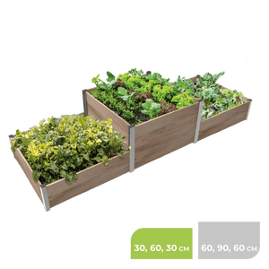 3m² Hochbeet ErnteMAXX in Siegerpodestform erhältlich in 2 Höhen