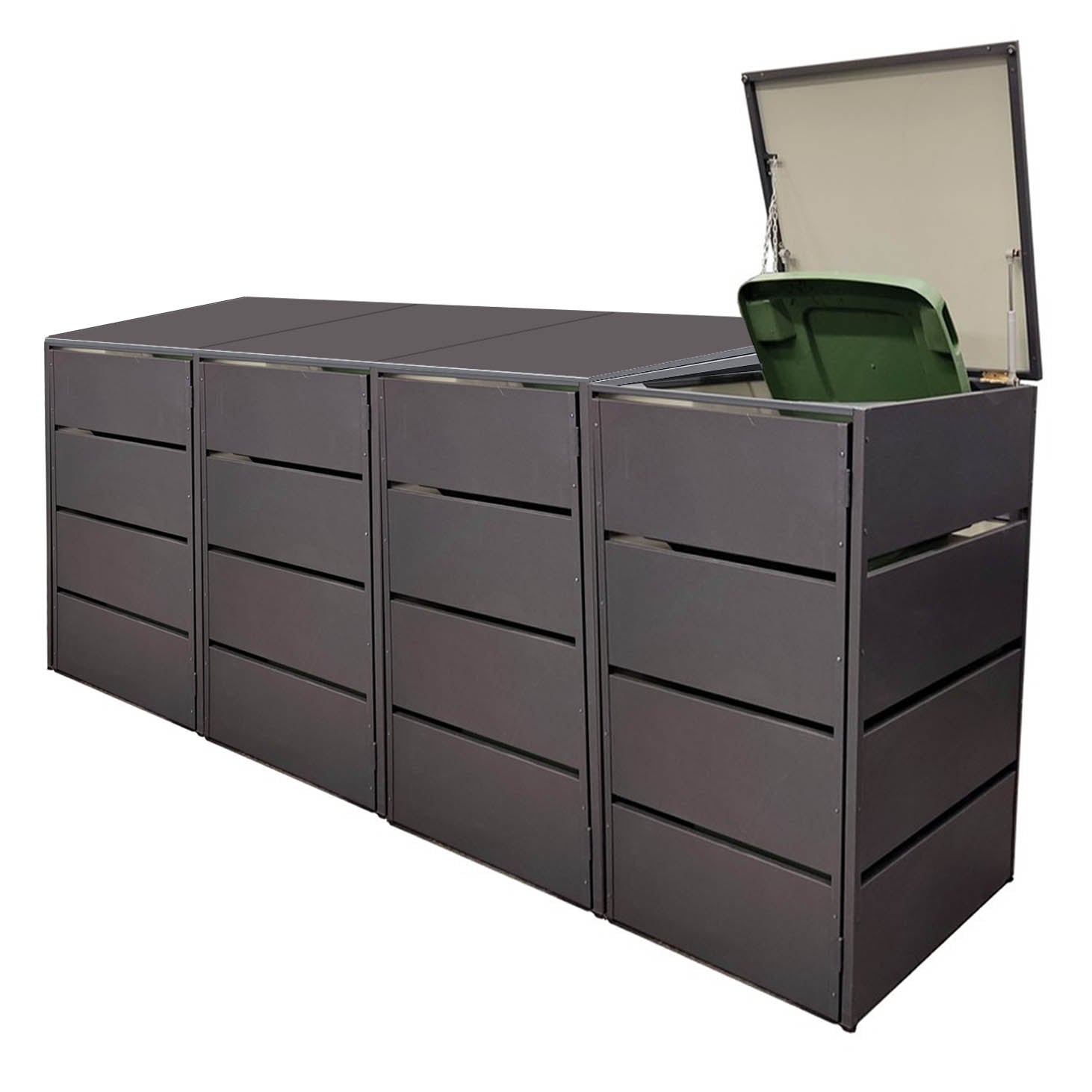 Mülltonnenbox 4er