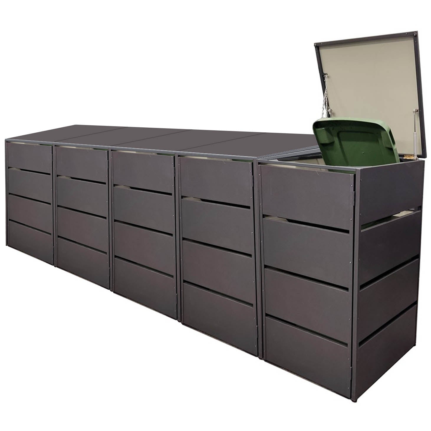 Mülltonnenbox 5er