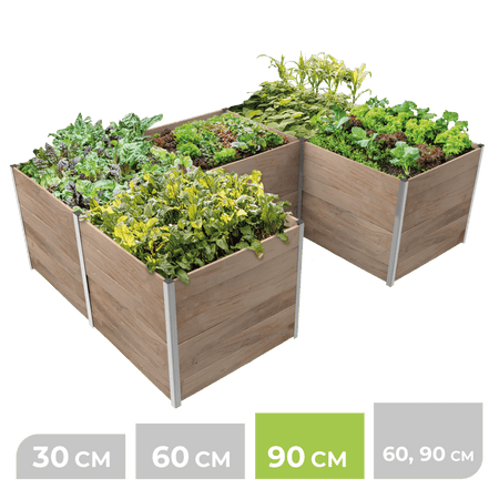 5m² Hochbeet ErnteMAXX aus Holz in U - Form in 4 Größen erhältlich - BioGreen GmbH
