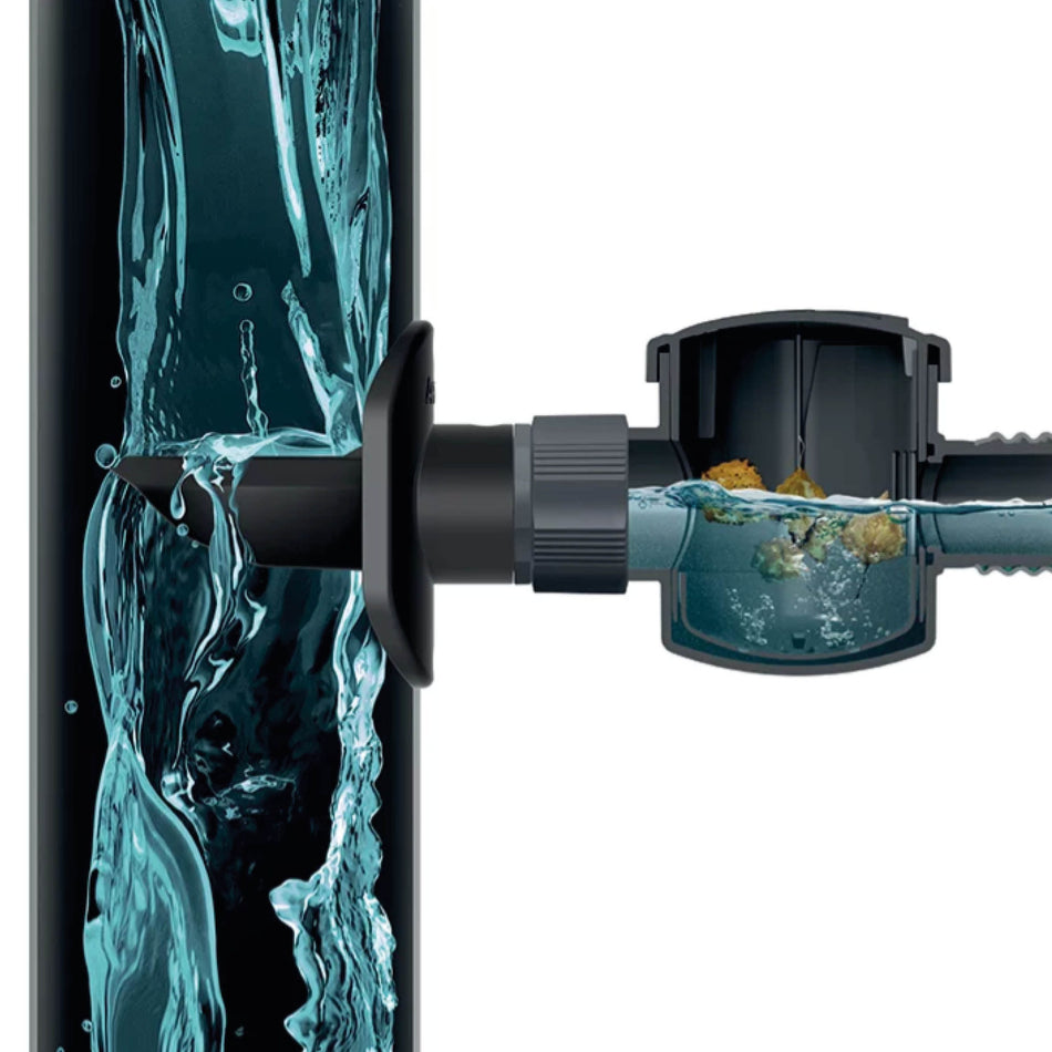 Filter mit Ventil, Fallrohrfilter mit Überlaufstopp