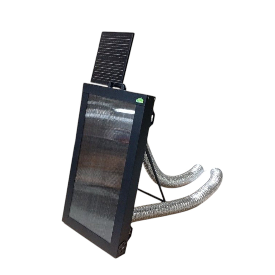 Solarheizung SolAirSave mit Lüfter & Solarpanel für bis zu 10 m²