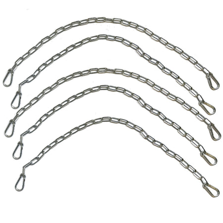 Bio Green Befestigungskette mit Karabiner, 60 cm - 5 Stück
