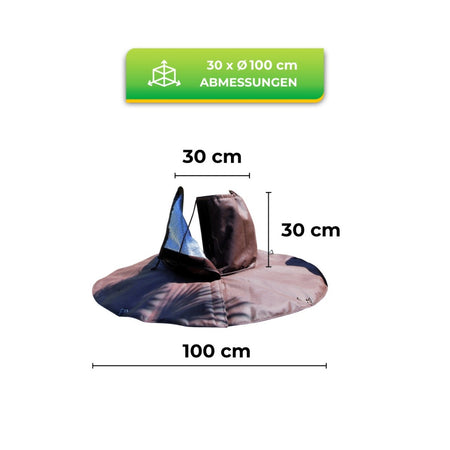 Bio Green Wurzelschutz für Palmen - Maße