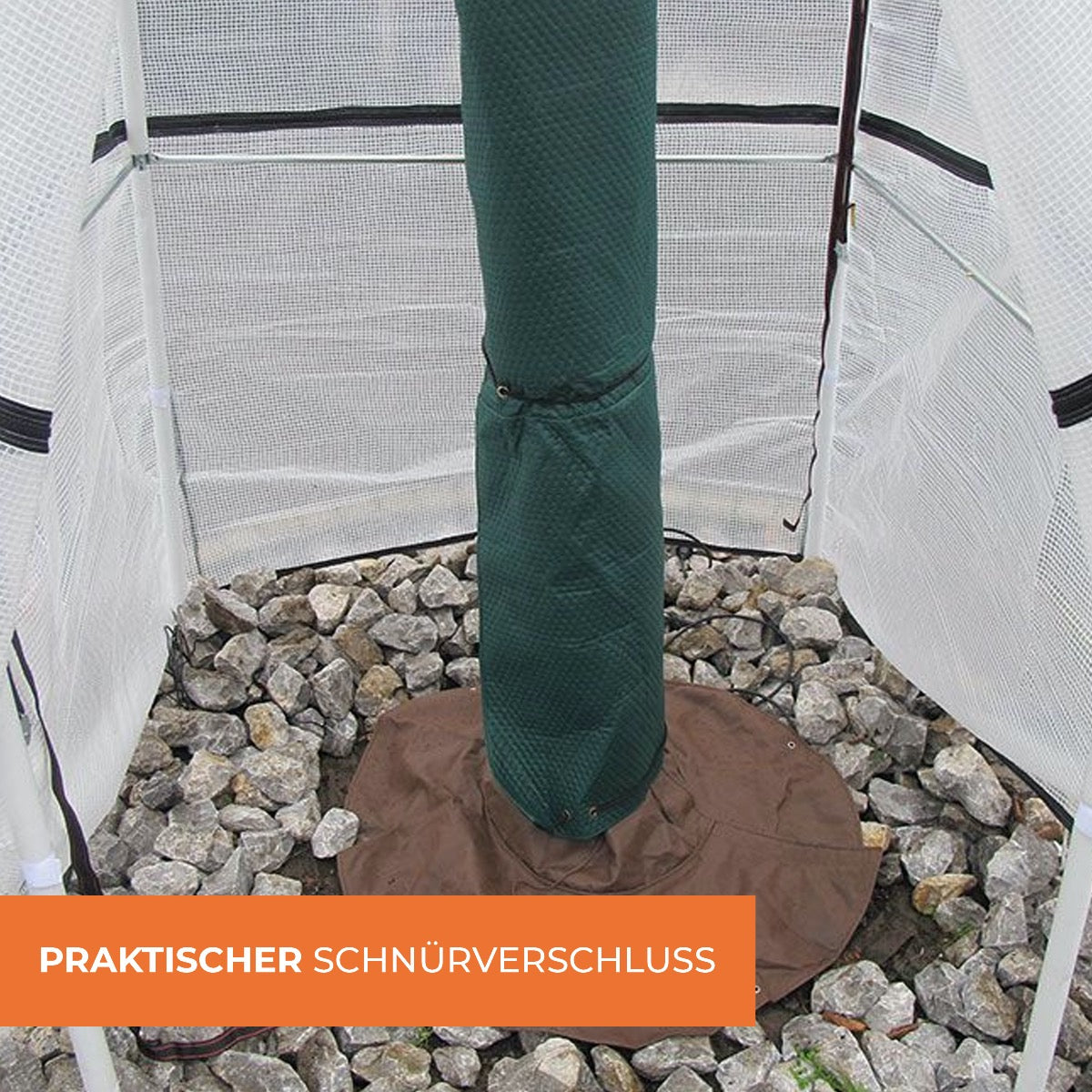 Bio Green Palmen-Schutzmantel mit Schnürverschluss