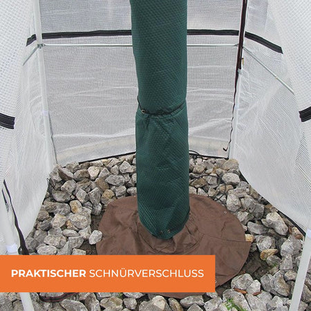 Bio Green Palmen-Schutzmantel mit Schnürverschluss