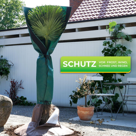 Bio Green Palmen-Schutzmantel zum Schutz vor Frost, Schnee, Regen und Wind