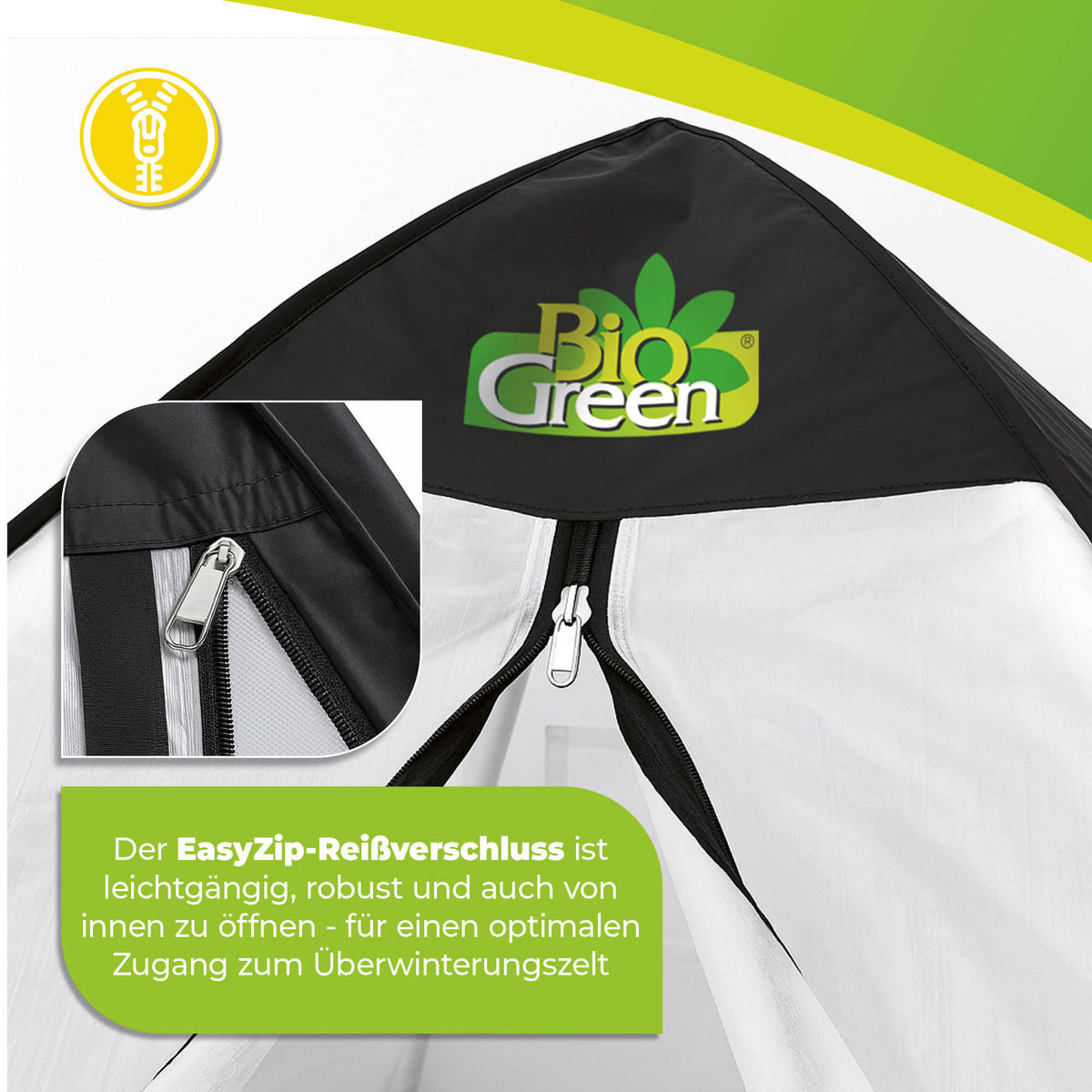 bio green winterschutz tropical island zelt xl 340 x 280 Überwinterungszelt "Tropical Island Breeze XL“ H 280 cm x Ø 340 cm