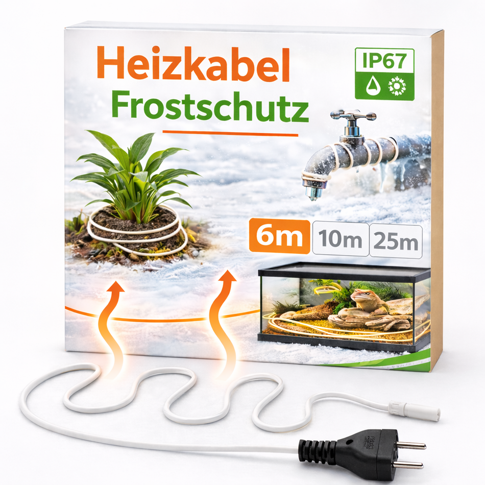 Bodenheizkabel für Pflanzen in 4 verschiedenen Längen