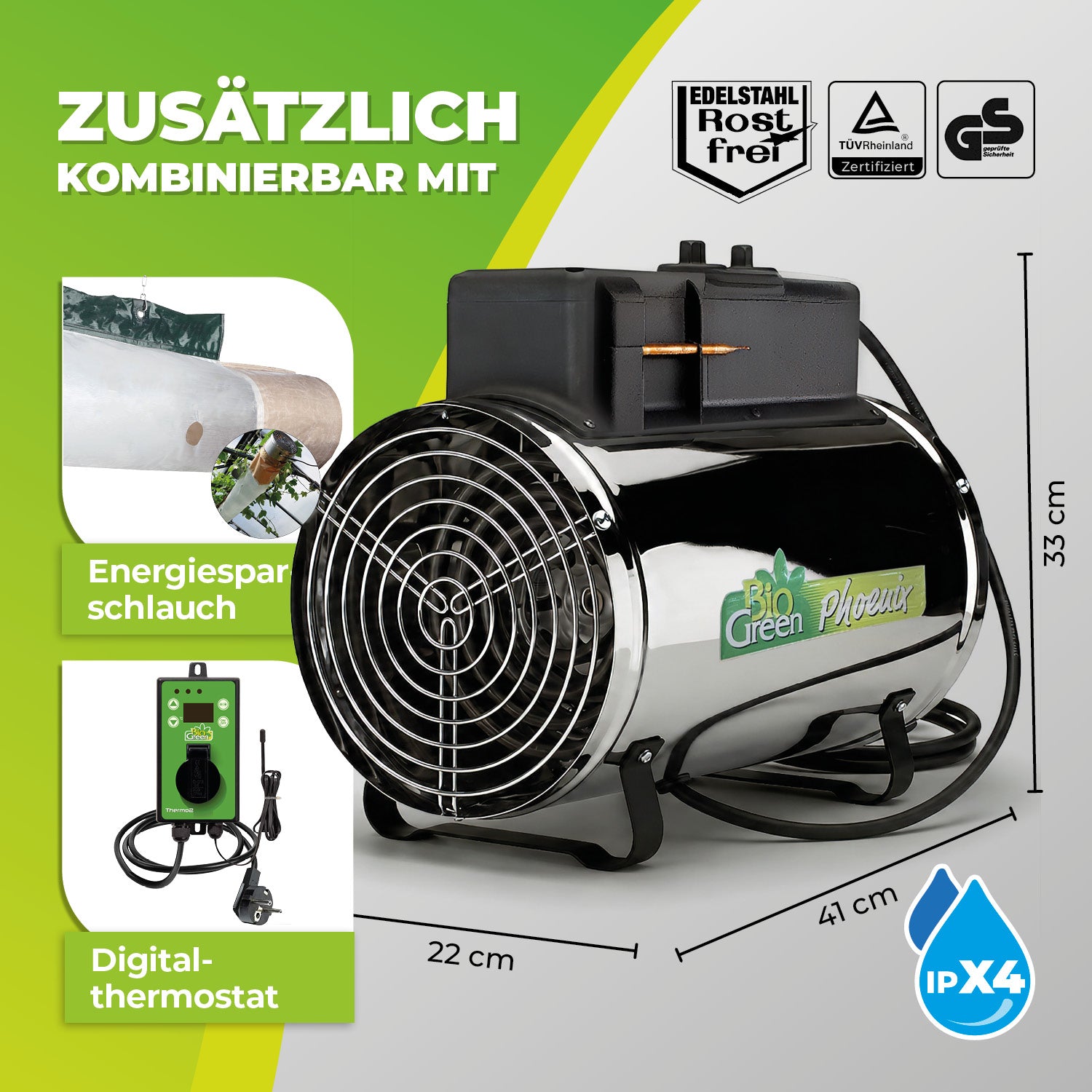 Gewächshausheizung 