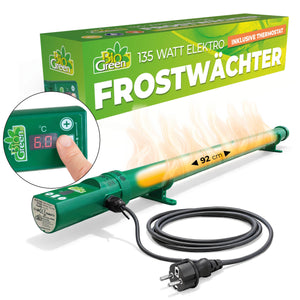 Elektrogewächshausheizung Kompakter Frostwächter mit 135 Watt inkl. Digitalthermostat