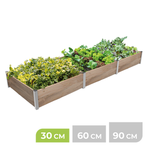 3m² Hochbeet ErnteMAXX in Rechteckform erhältlich in 3 Höhen