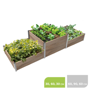 3m² Hochbeet ErnteMAXX in Siegerpodestform erhältlich in 2 Höhen