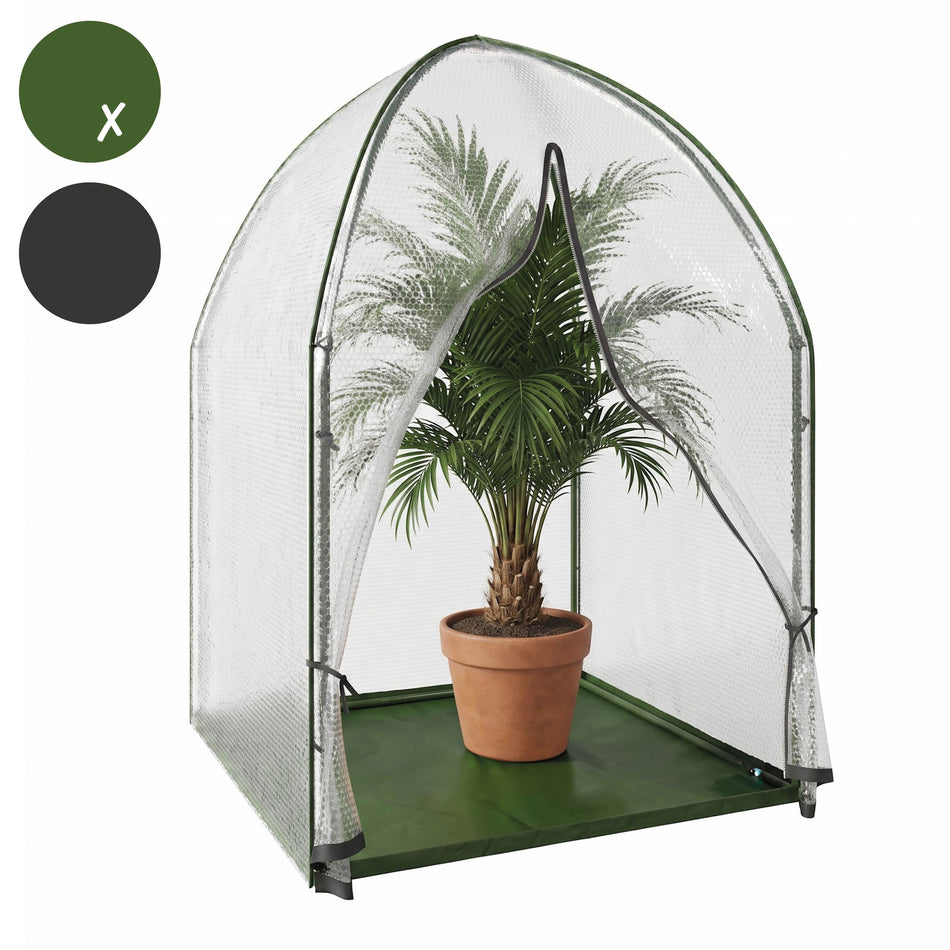 Überwinterungszelt "ICEDOME ThermoPLUS" grün L 120 x B 120 x H 183 cm