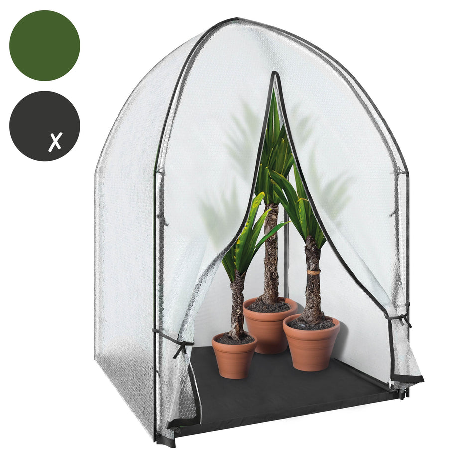 Überwinterungszelt "ICEDOME ThermoPLUS" anthrazit L 120 x B 120 x H 183 cm