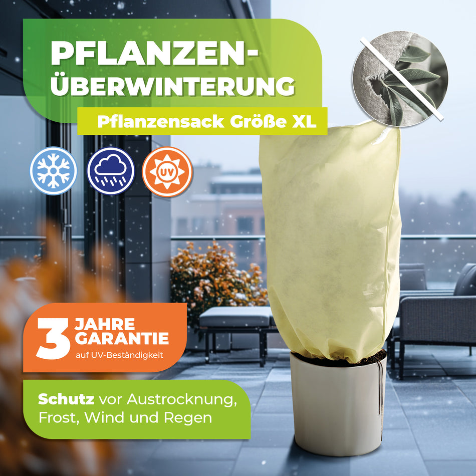 Winterschutz für Kübelpflanzen XL H 100 x B 80 cm Ø 51 cm