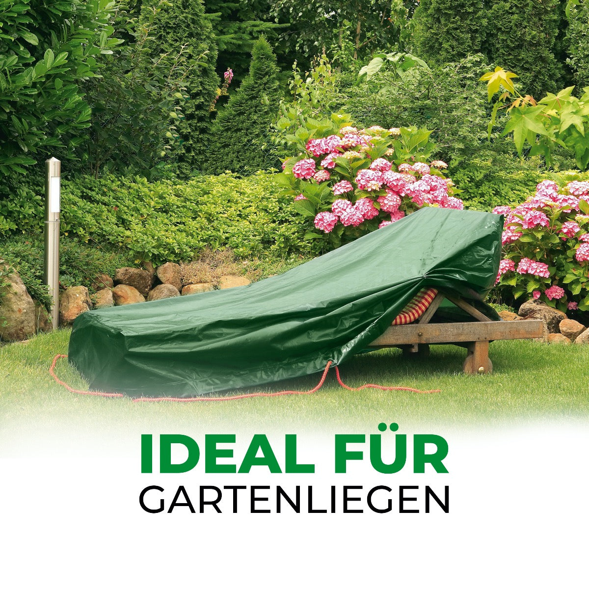 abdeckhaube hängematte Dreifach laminierte Schutzhülle in Grün für Gartenliege