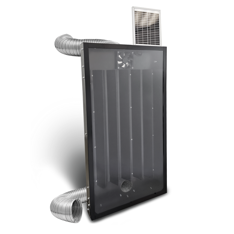 Solarheizung SolAirSave mit Lüfter & Solarpanel für bis zu 10 m²