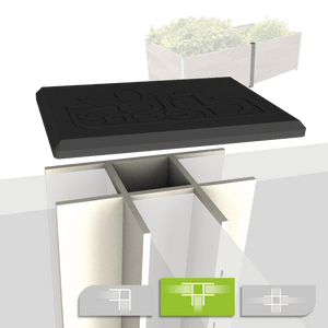 Aluminium T-Profil für ErnteMAXX Hochbeet erhältlich in 4 Höhen