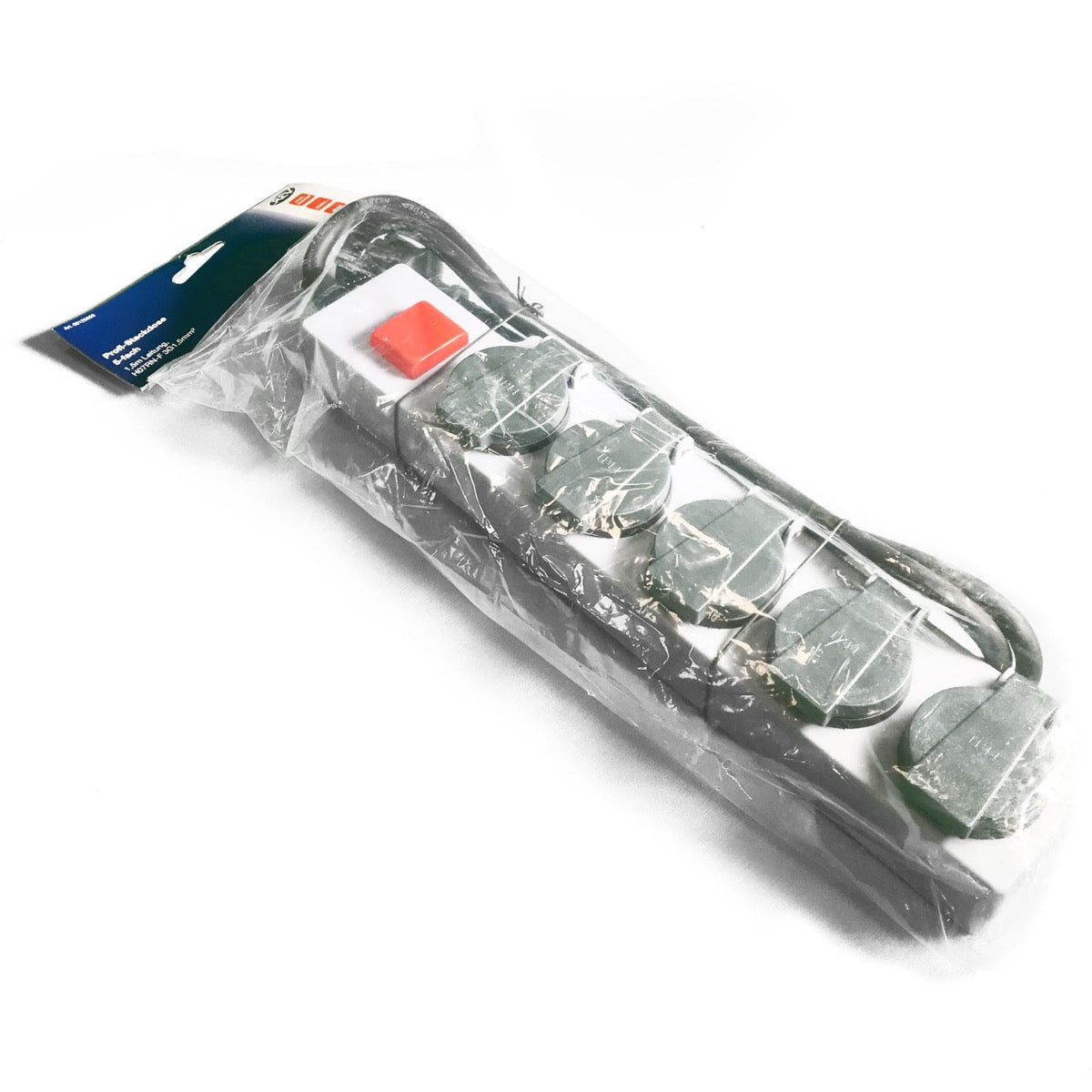 Bio Green 5-fach Steckdosenleiste mit Schutzklappen - Verpackung
