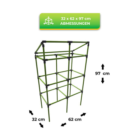 Bio Green Rankgerüst für Pflanzkübel City Jungle Maße