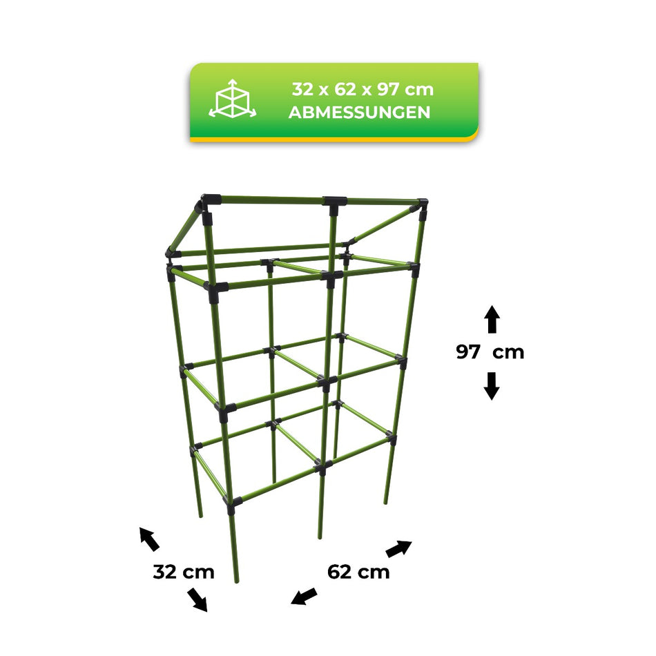 Bio Green Rankgerüst für Pflanzkübel City Jungle Maße