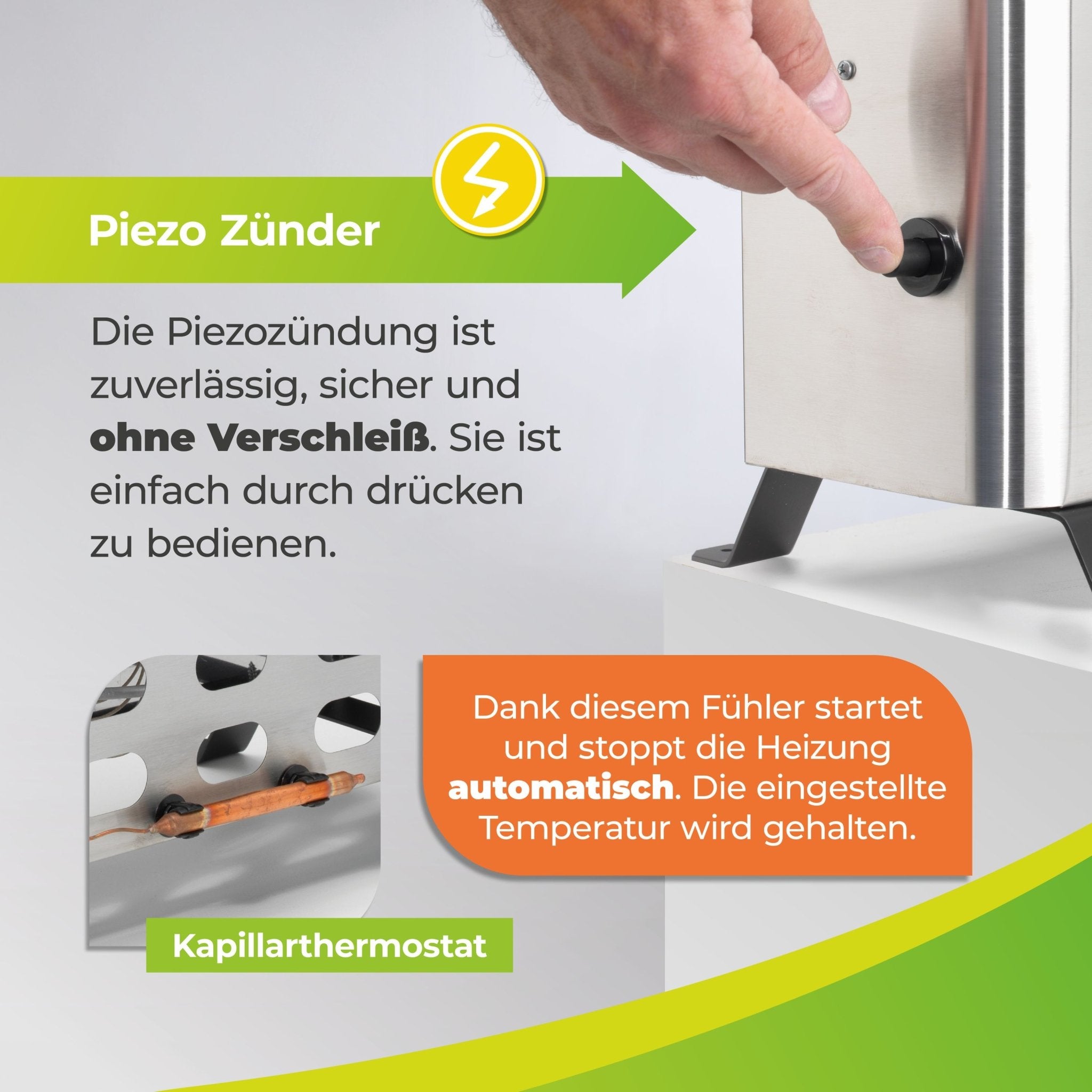 Gas - Gewächshausheizung 