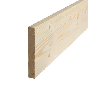 Gehobeltes Holzbrett für Hochbeet 
