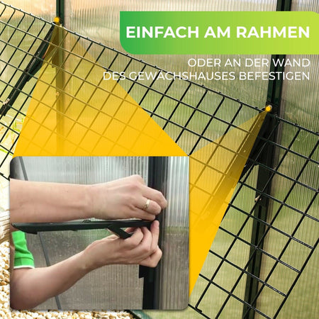 Gewächshaus Regal "Bruno" aus galvanisiertem Stahl 40 x 120 cm - BioGreen GmbH