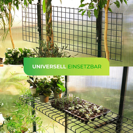 Gewächshaus Regal "Bruno" aus galvanisiertem Stahl 40 x 120 cm - BioGreen GmbH