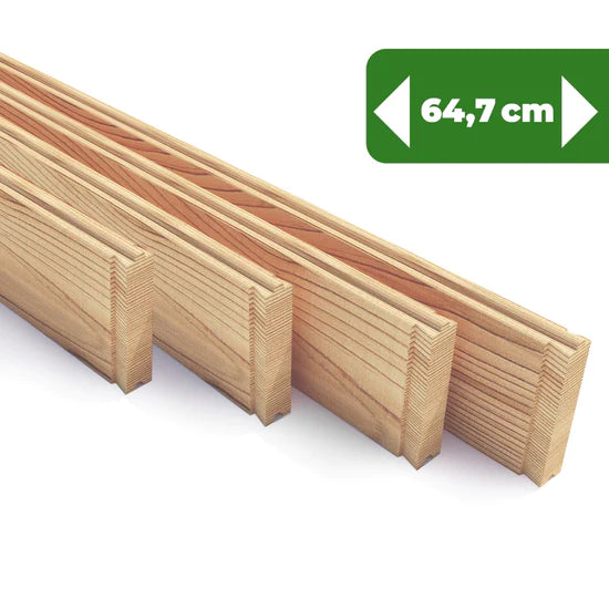 Hochbeet Holzpaneele gehobelt im 4-Pack in verschiedenen Längen erhältlich