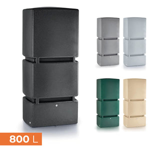 XXL Regentonne JUMBO 800 L, vers. Farben, moderner Turm
