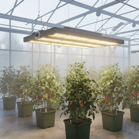 LED Pflanzenlampe FLORIS 150 Watt, vollständiges Pflanzenlichtspektrum - BioGreen GmbH