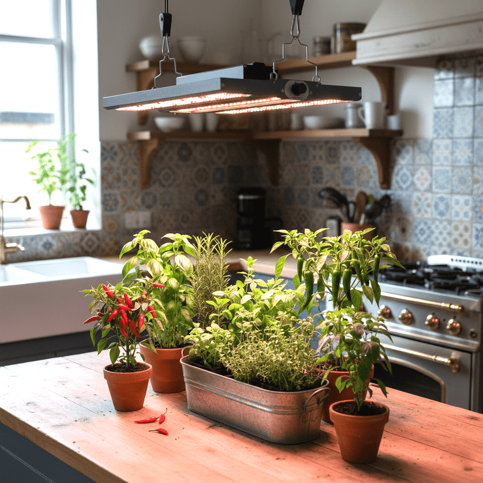 LED Pflanzenlampe FLORIS 150 Watt, vollständiges Pflanzenlichtspektrum - BioGreen GmbH