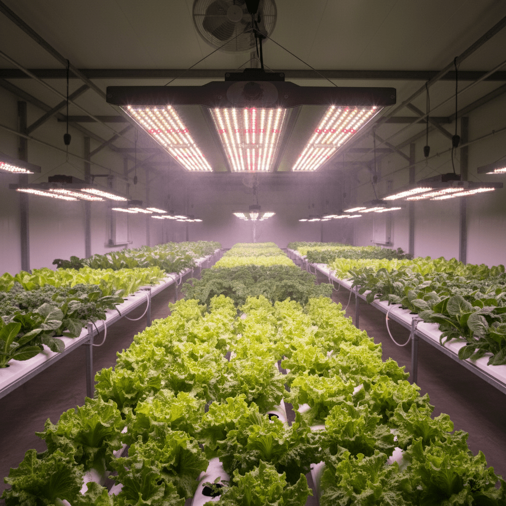 LED Pflanzenlampe FLORIS 150 Watt, vollständiges Pflanzenlichtspektrum - BioGreen GmbH
