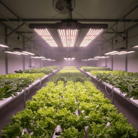 LED Pflanzenlampe FLORIS 150 Watt, vollständiges Pflanzenlichtspektrum - BioGreen GmbH